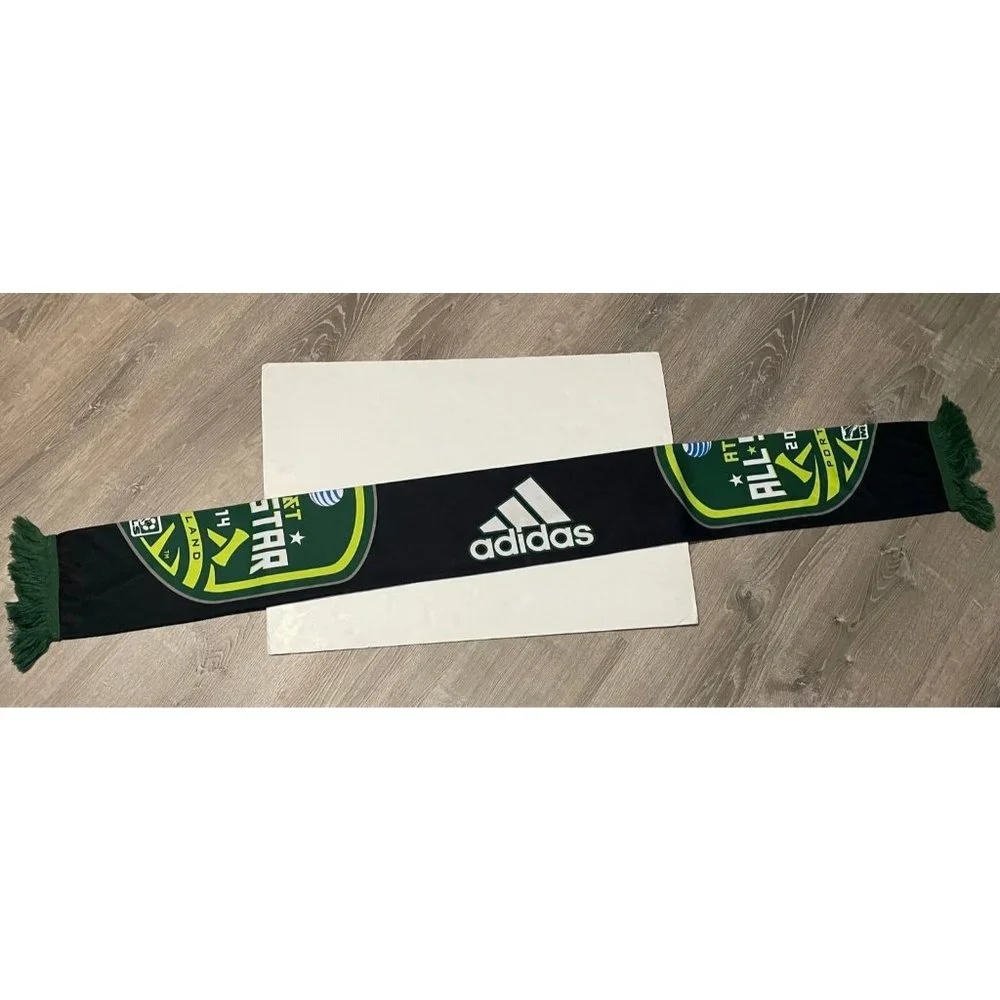 Adidas Portland Timbers Soccer scarf AT&T All Star Game 2014 MLS green